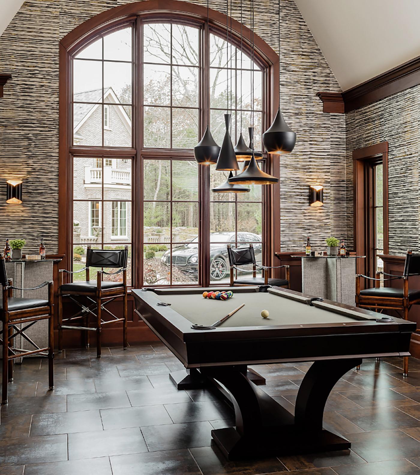 Ciche 首页 Pool Table - Betsy Bassett Interiors; Michael J. 李摄影