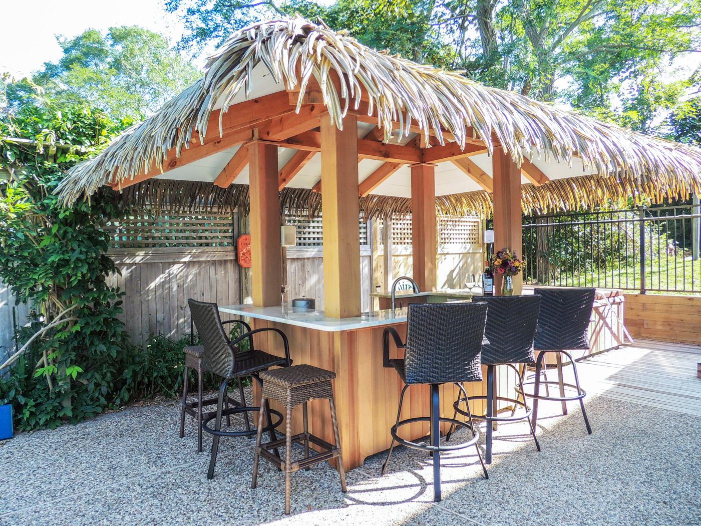 Outdoor bar design Cape Cod