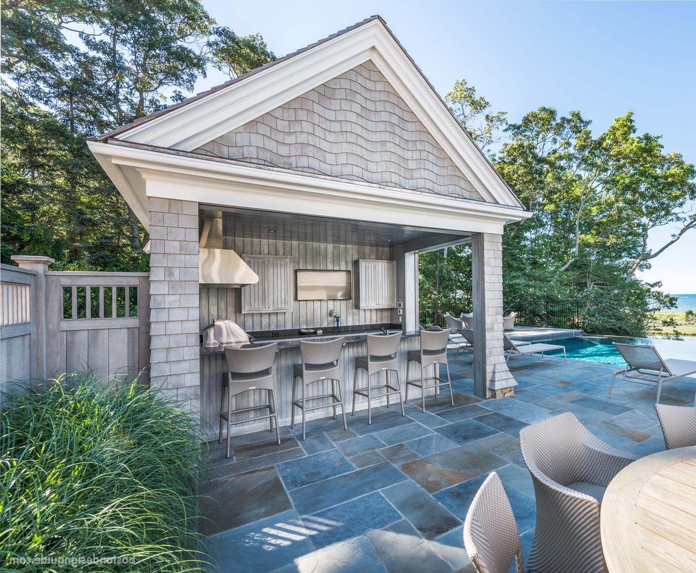 Outdoor bar design Cape Cod