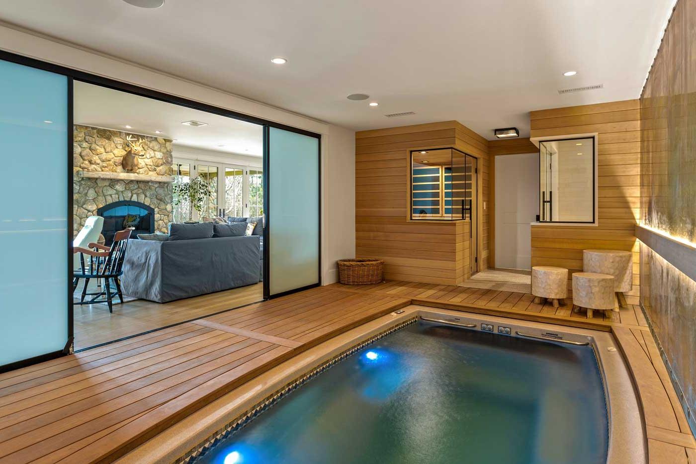 indoor lap pool