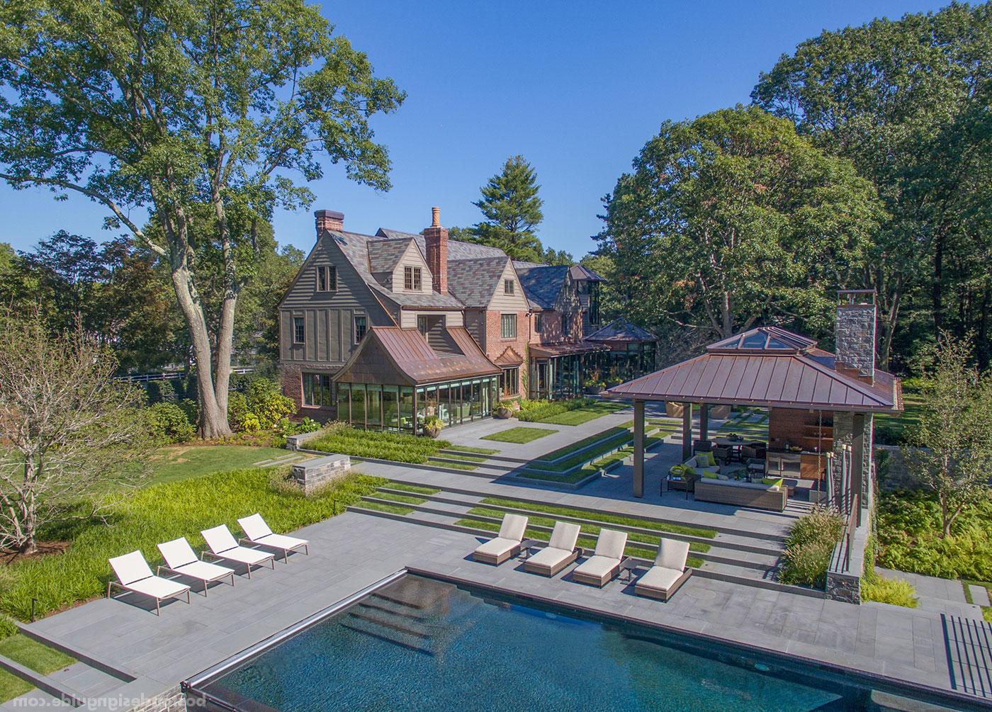 Contemporary poolhouse design by LDa Architecture & Interiors and landscape architect Dan Gordon Landscape Architects