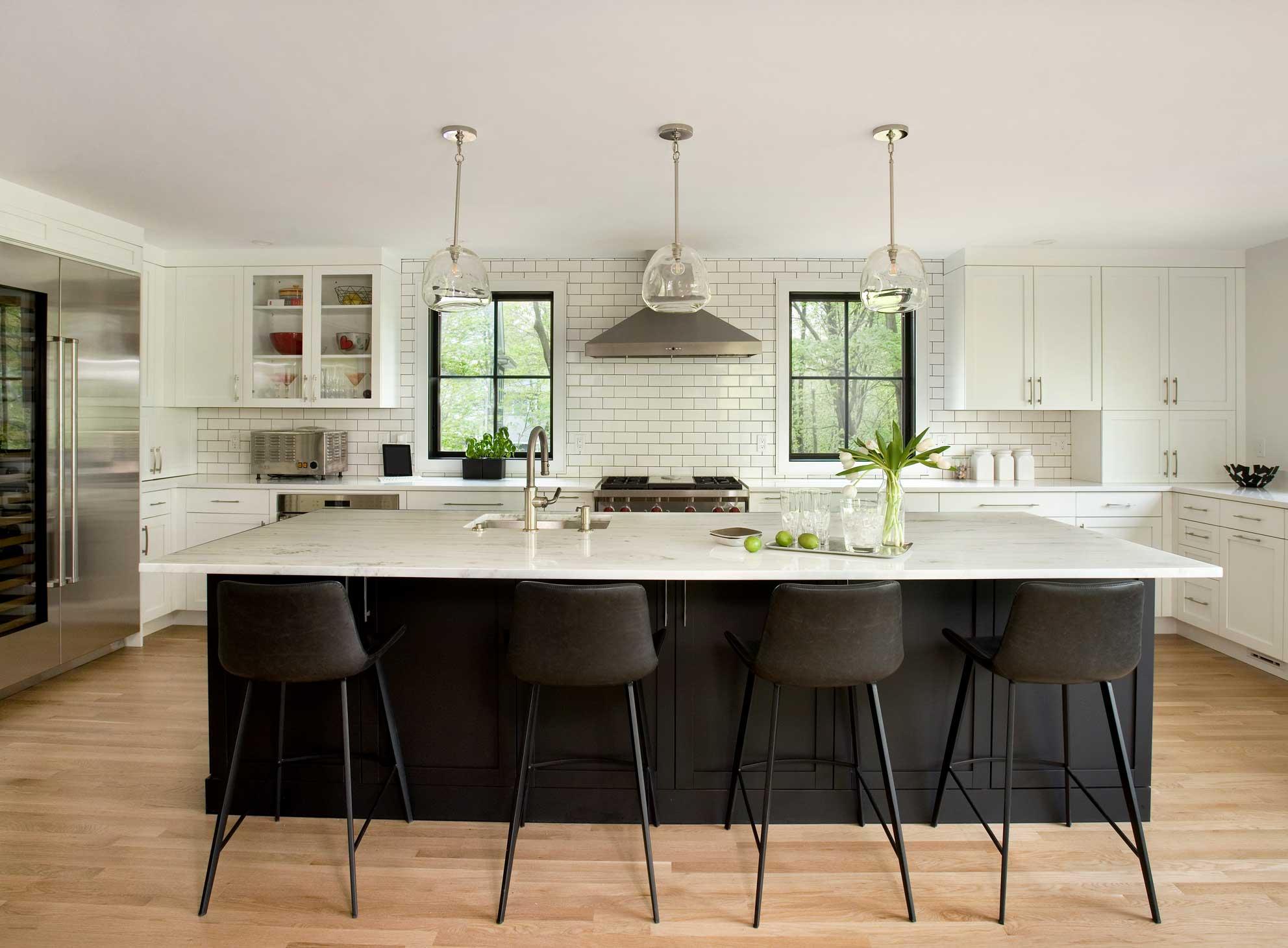 kitchen with island