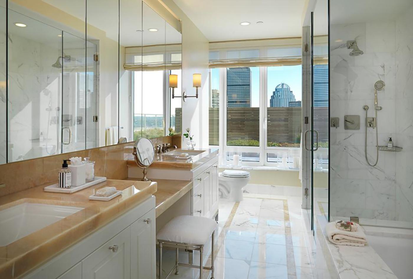 High-end master baths