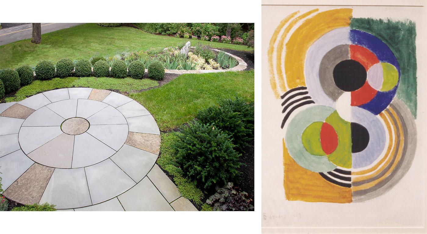 Delaunay Art Garden by Amy Martin Landscape Design