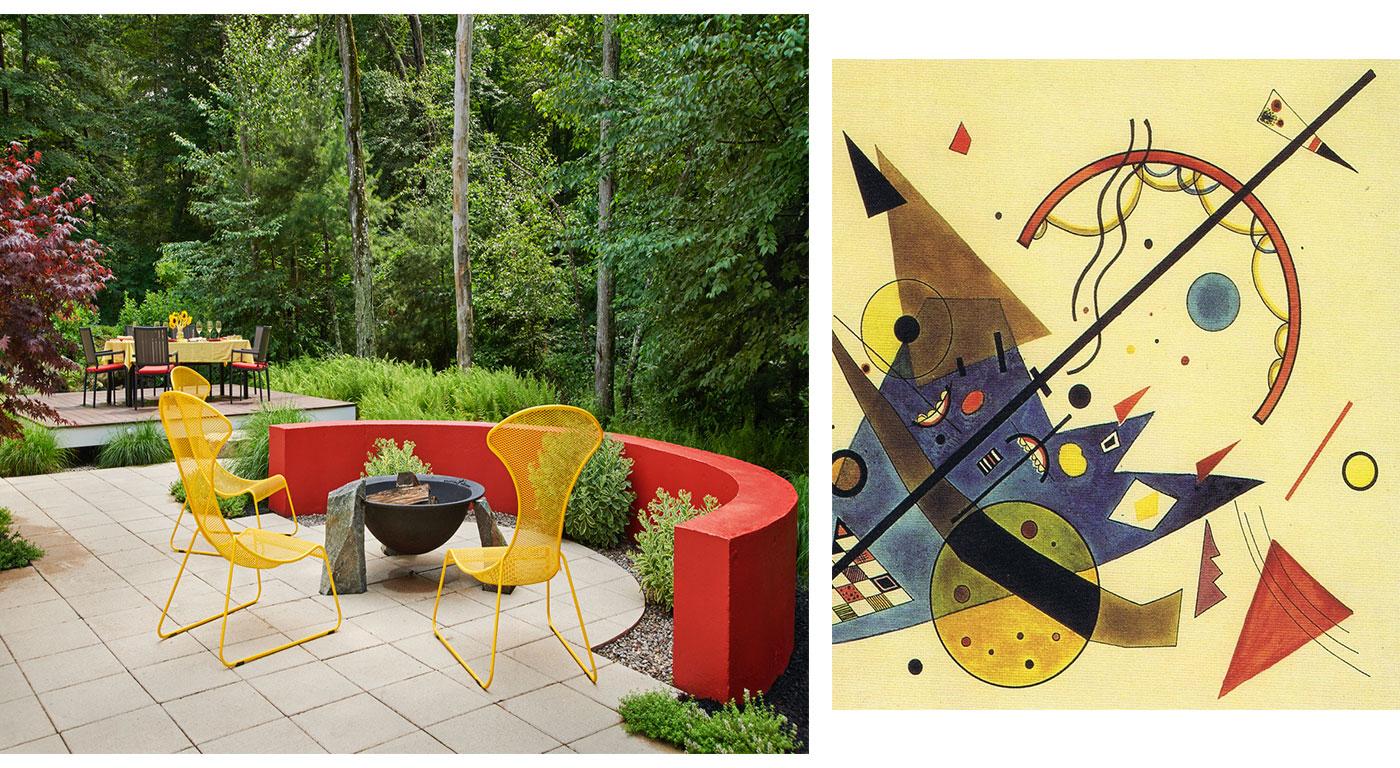 Kandinsky Art Garden by Amy Martin Landscape Design