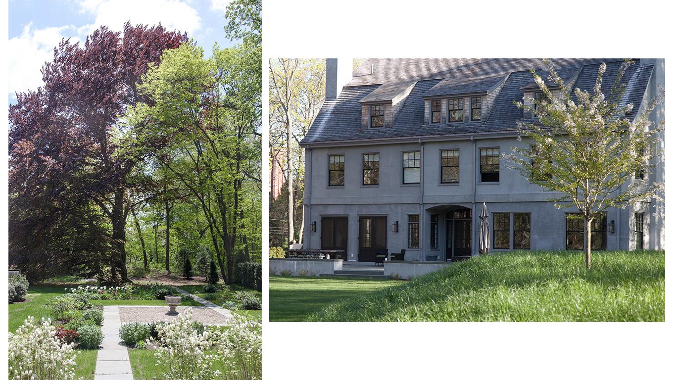 New England backyard worthy of a wedding