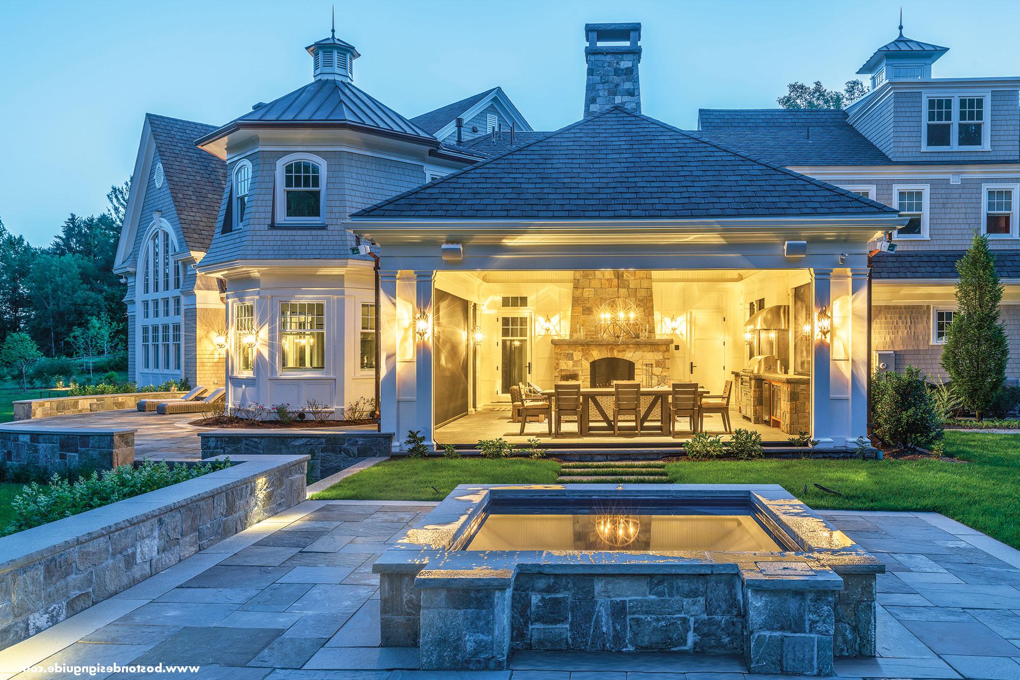 High-end custom porch